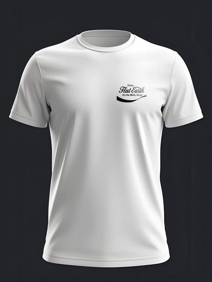 Flat Earth - It's the REAL Thing! Classic Cola Style T-Shirt product image (1)
