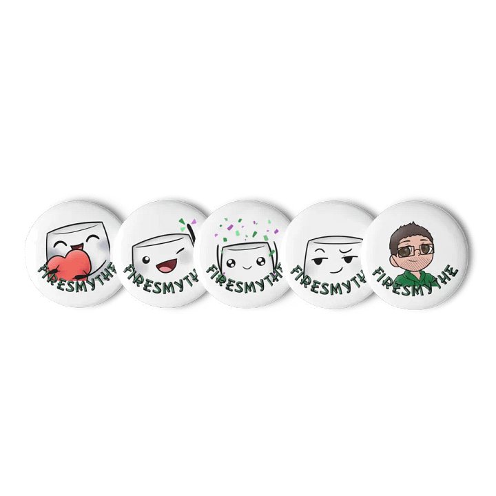 Firesmythe Pin-Back Button Set product image (1)