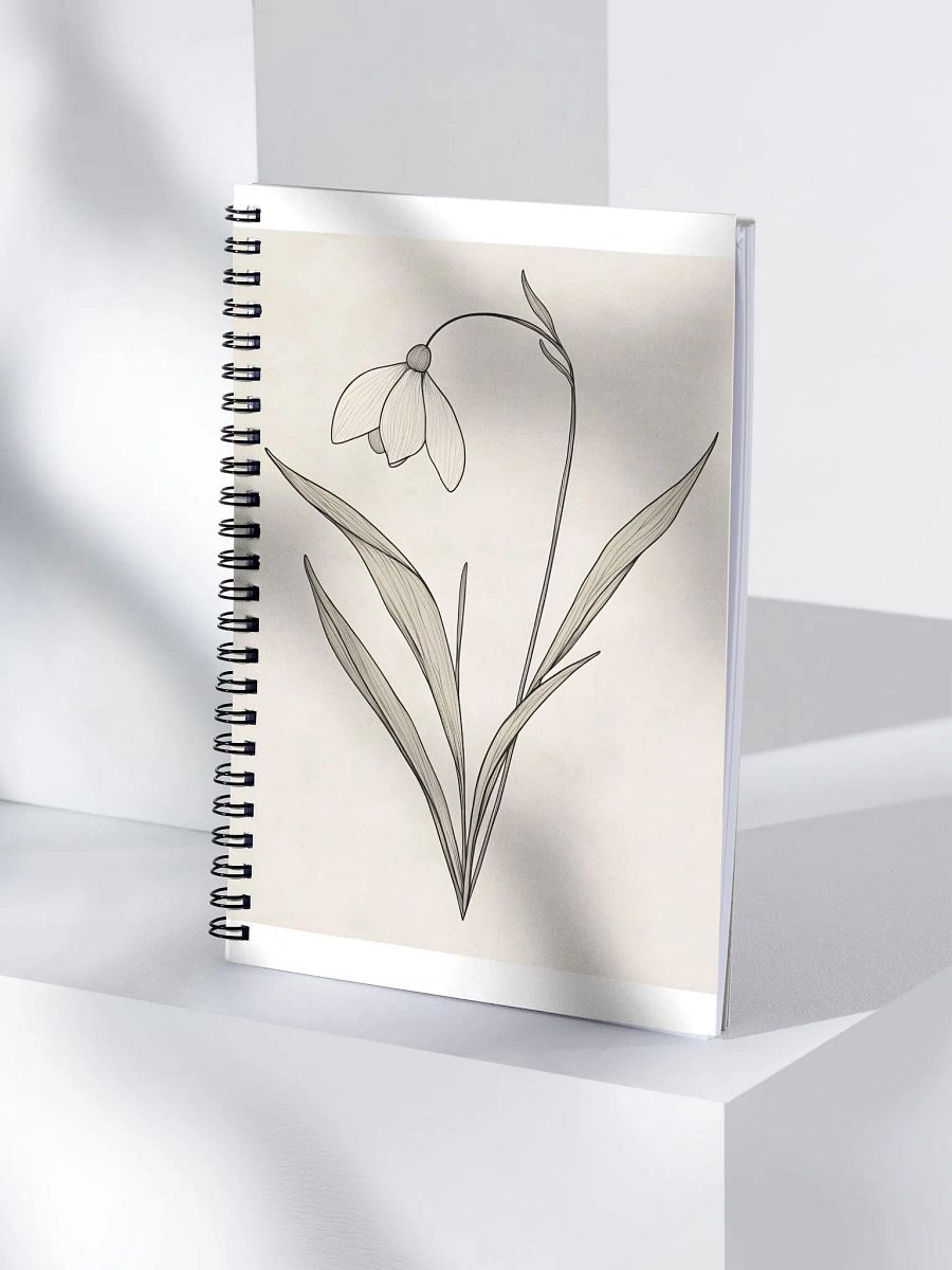 Snowdrop Notebook product image (4)