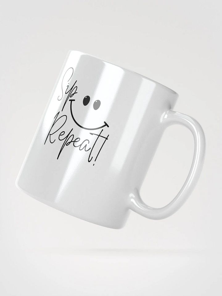 "Sip. Smile. Repeat." Mug product image (5)