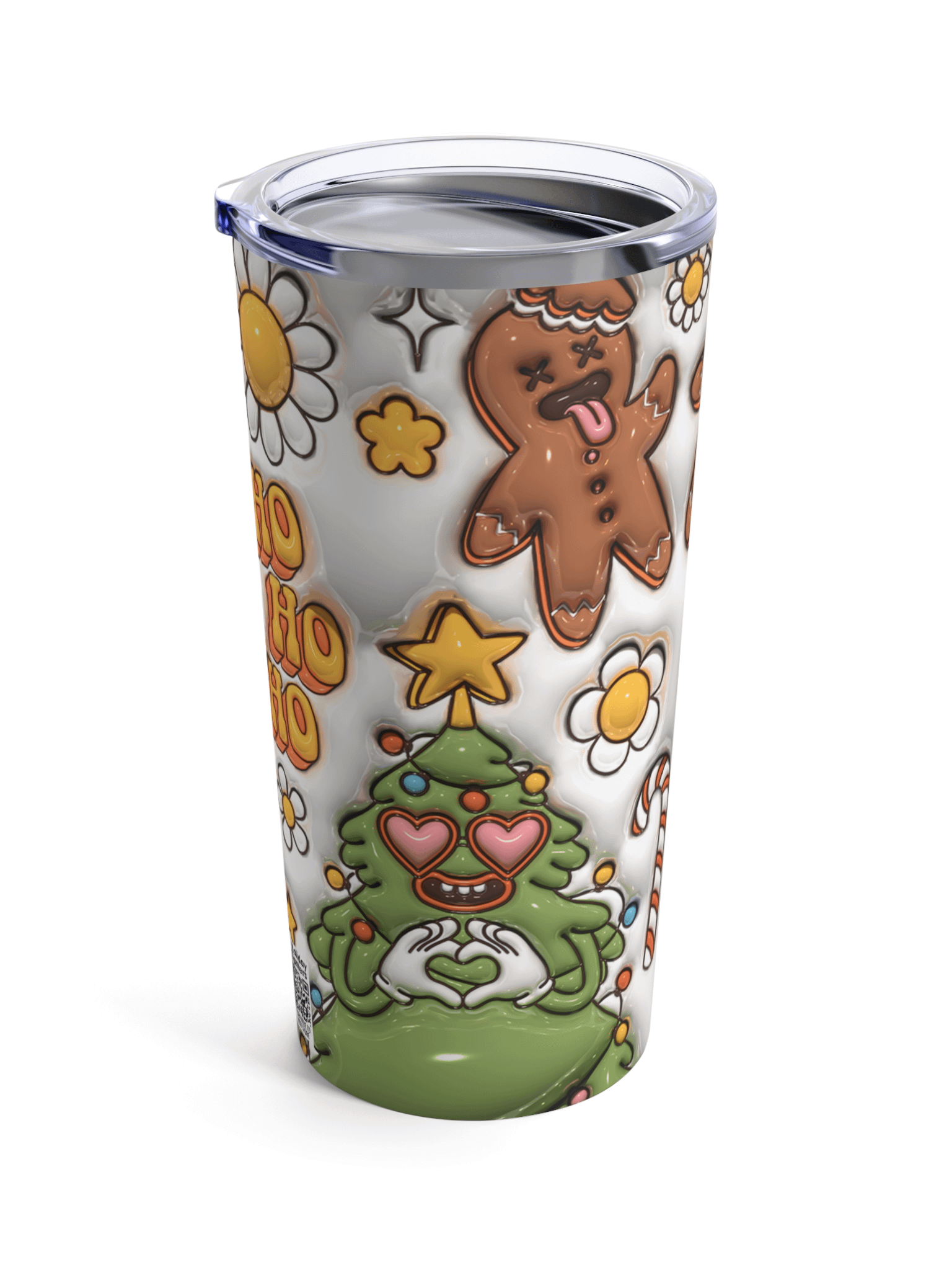 Ginger Retro Holiday Stainless Steel Tumbler product image (4)
