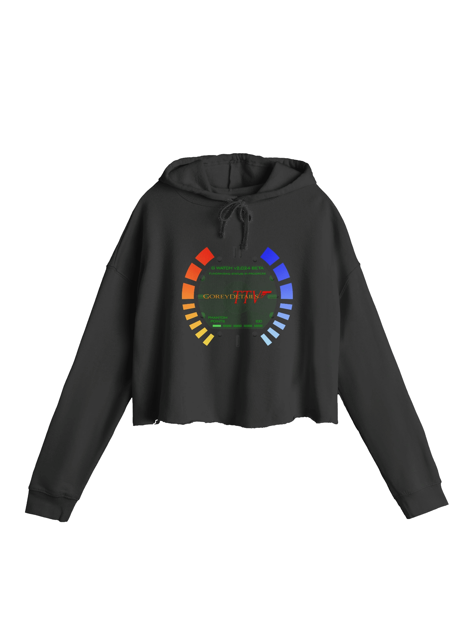 The name's Gorey, Shawn Gorey - Independent Trading Co. Women’s Lightweight Cropped Hoodie product image (2)