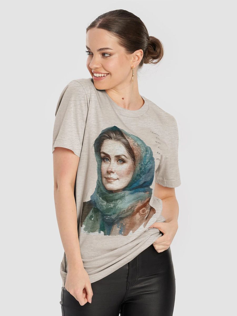 Serene Scarf Watercolor T-Shirt product image (8)
