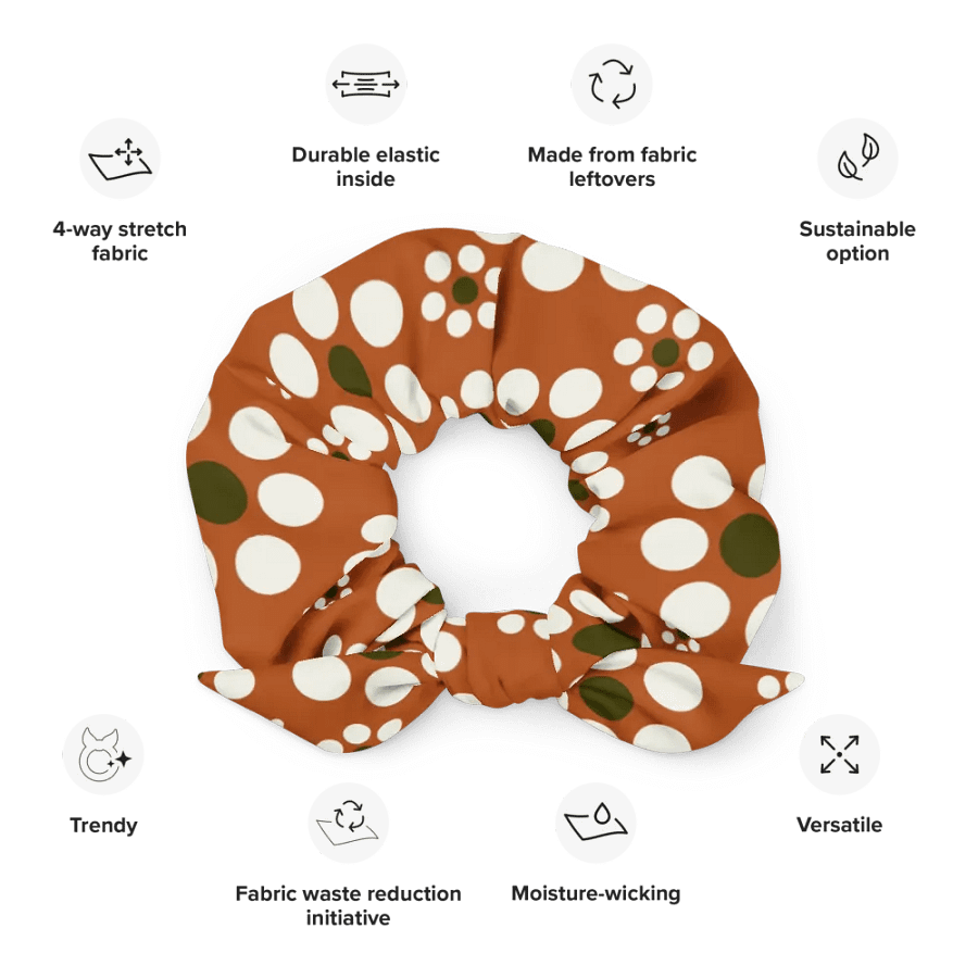 Mexican Terracotta Flowers Scrunchie product image (12)
