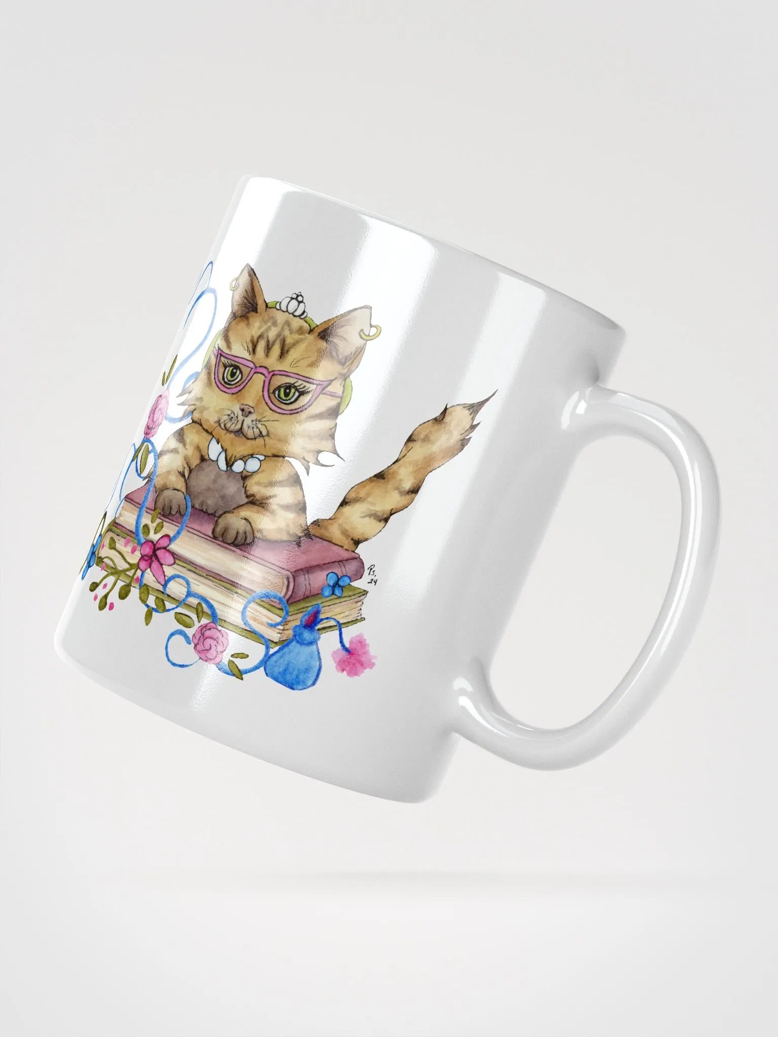 Diva Kitty White Mug product image (2)