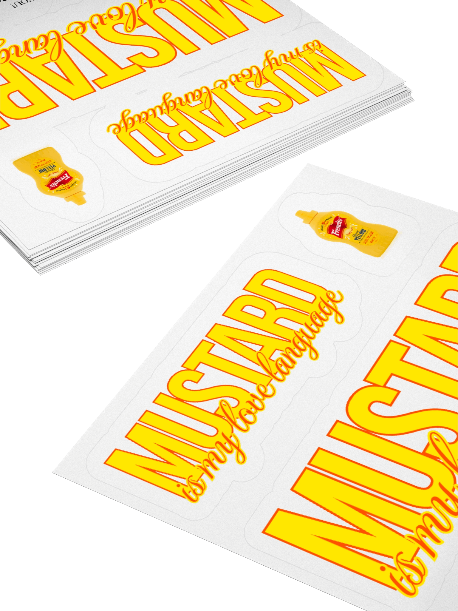 [MODIFIED] Mustard Sticker Set product image (10)