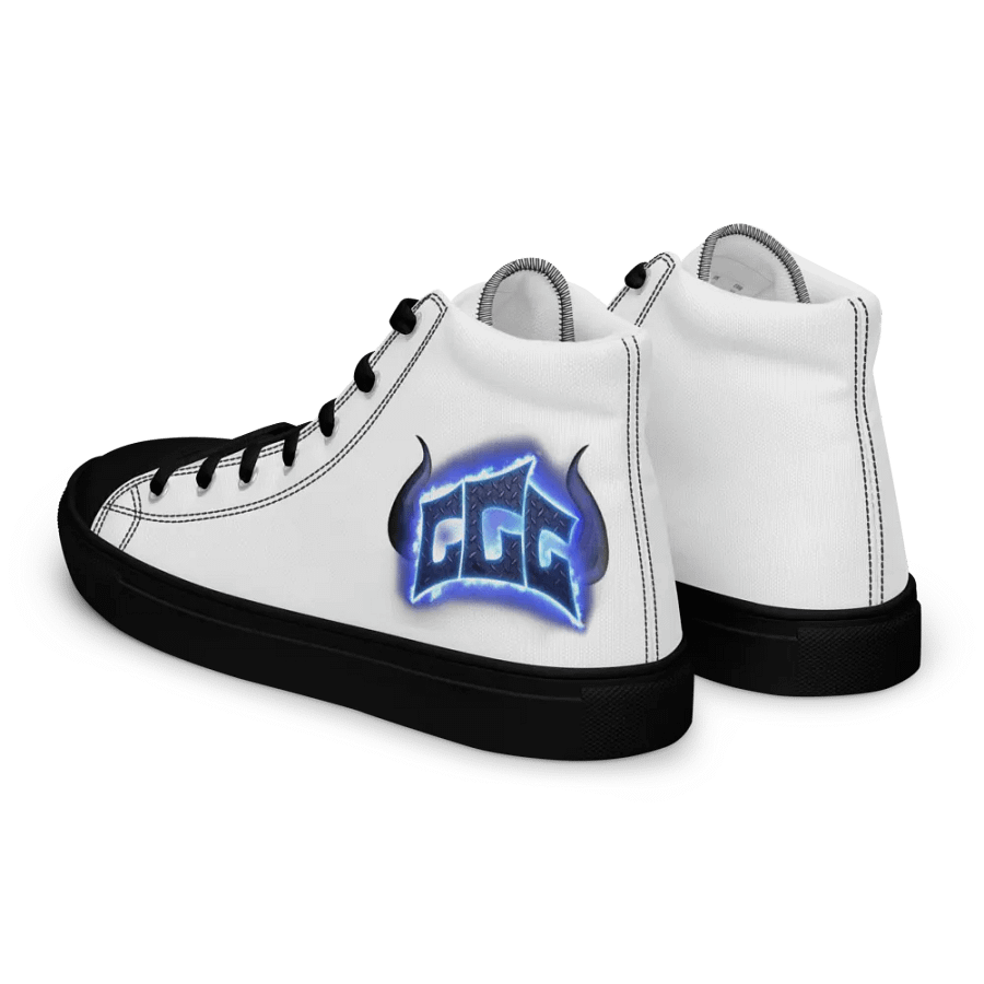 GGG Fire Logo High Top Canvas Shoes product image (4)