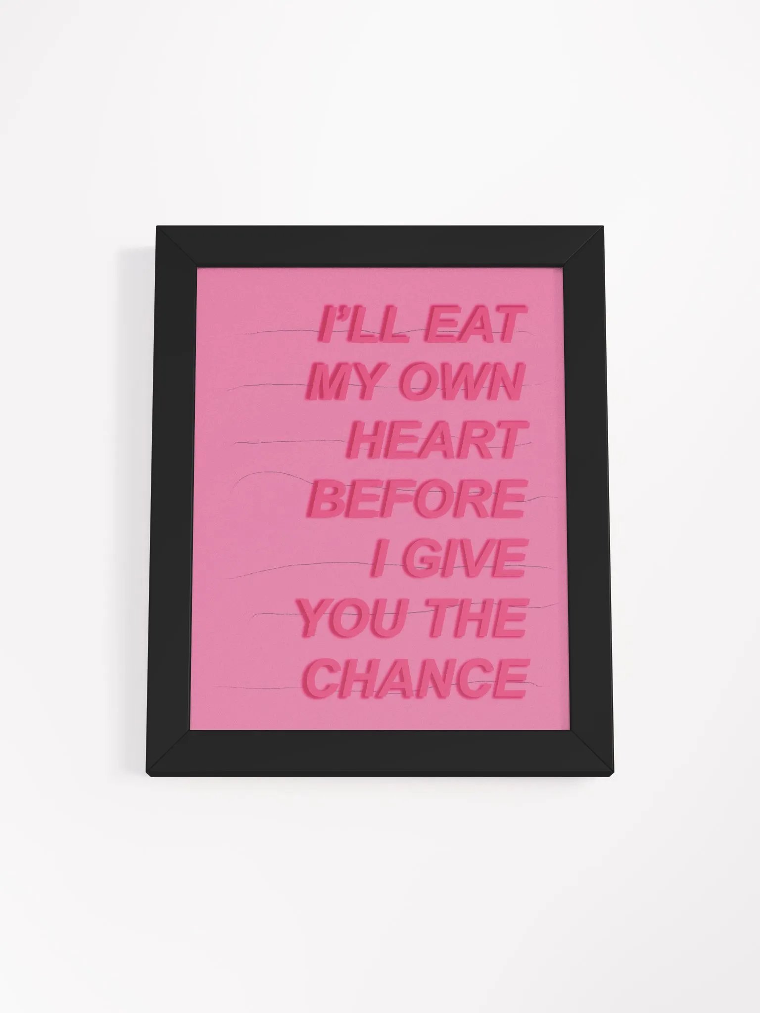 Heart Eater Framed Art Print product image (1)