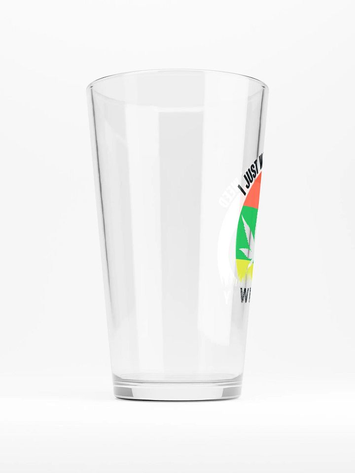 I Just Want to Smoke Weed With Catty - Shaker Pint Glass product image (2)