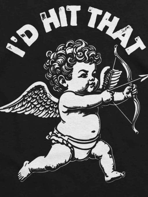 Cupid Satire Relaxed Tshirt product image (2)