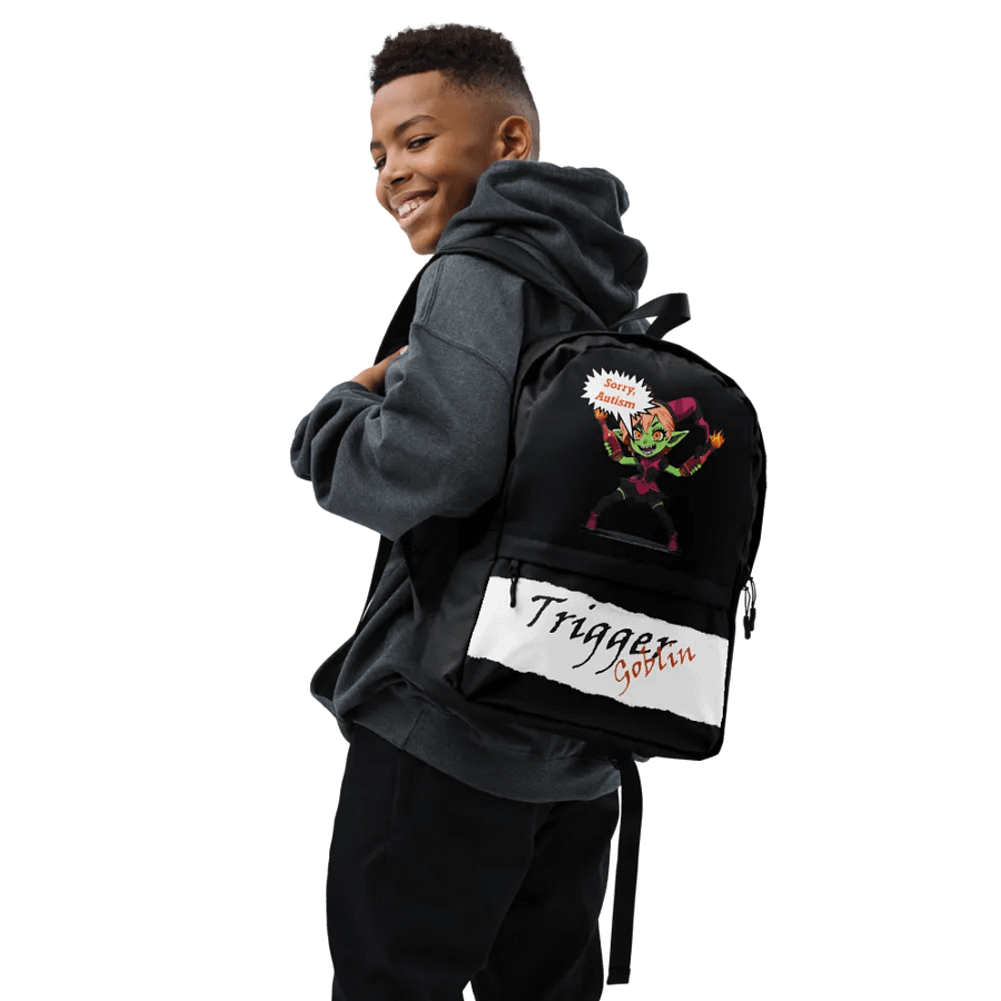 Sorry Autism Backpack product image (7)