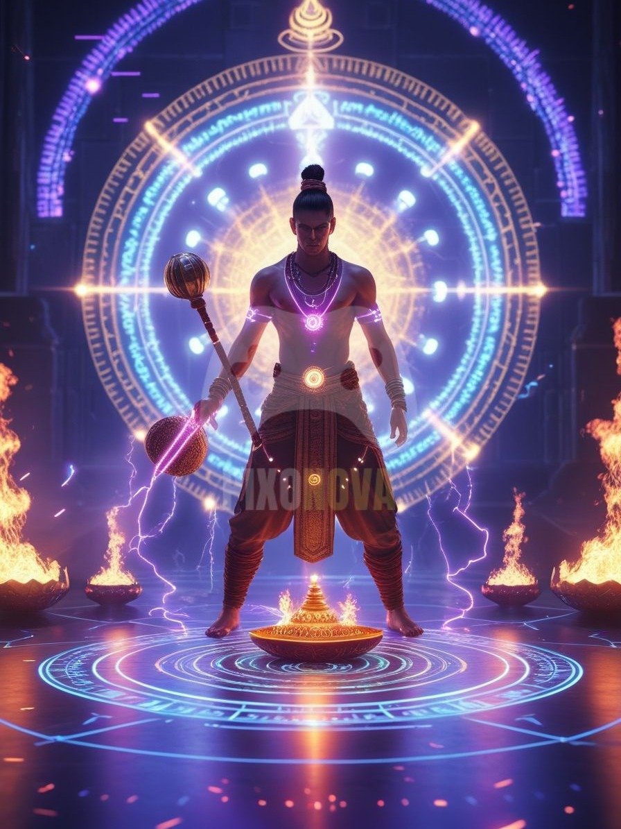 Mana Burn Ritual | Digital Poster (896 x 1344 px, PNG + PDF) product image (4)