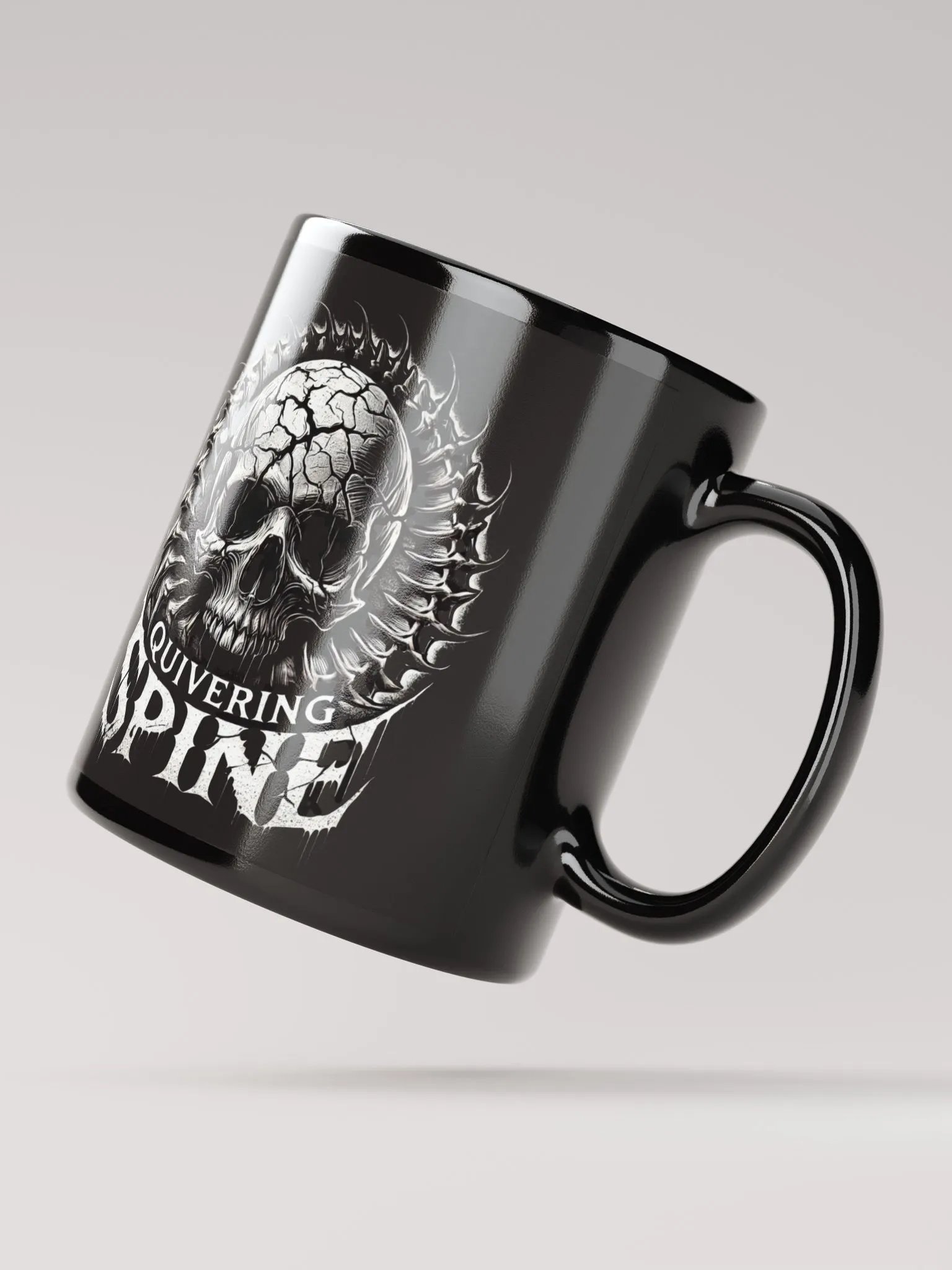 Cracked Skull Quivering Spine Mug product image (2)