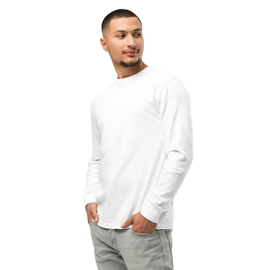 KawaiiKitten Heavyweight Garment-Dyed Long Sleeve Shirt product image (9)