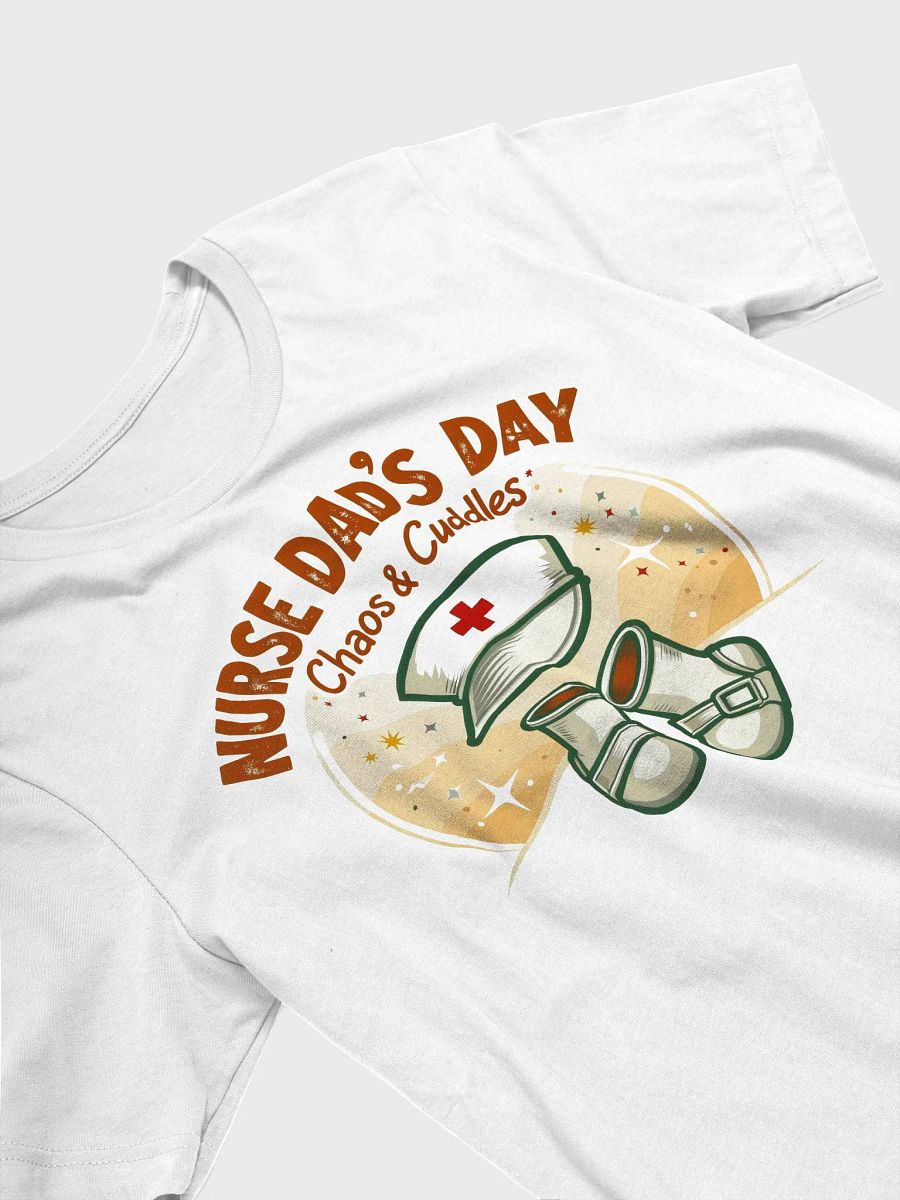 Nurse Dad's Day Chaos & Cuddles T-Shirt product image (15)