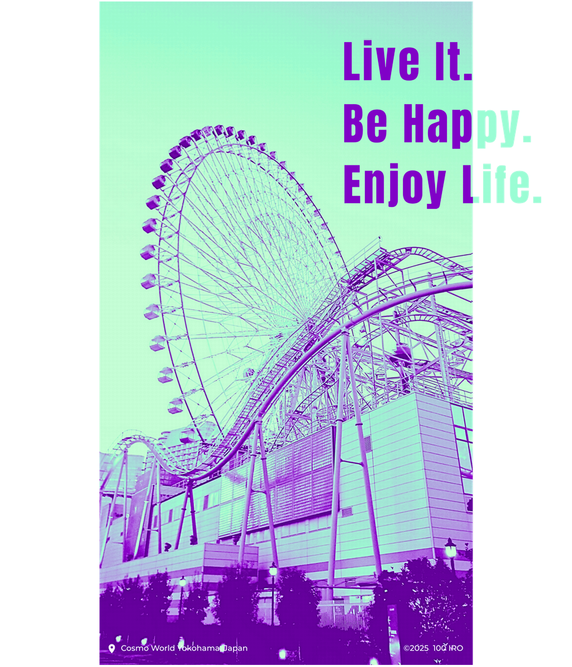 Live It. Be Happy. Enjoy Life. Unisex Tee product image (2)