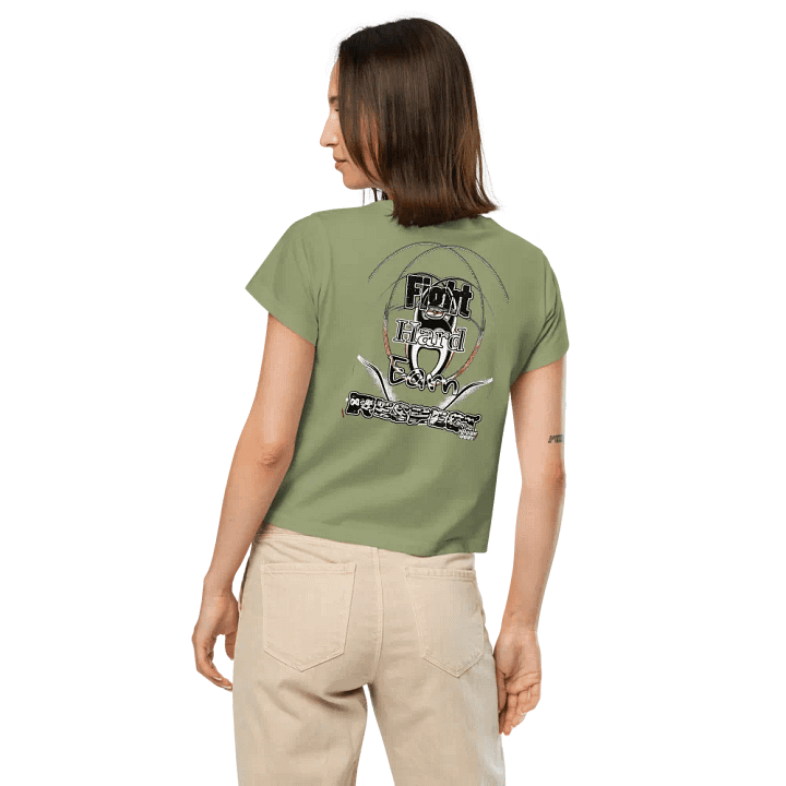 Fight Hard Earn Respect - Women's High-Waisted Tee product image (2)