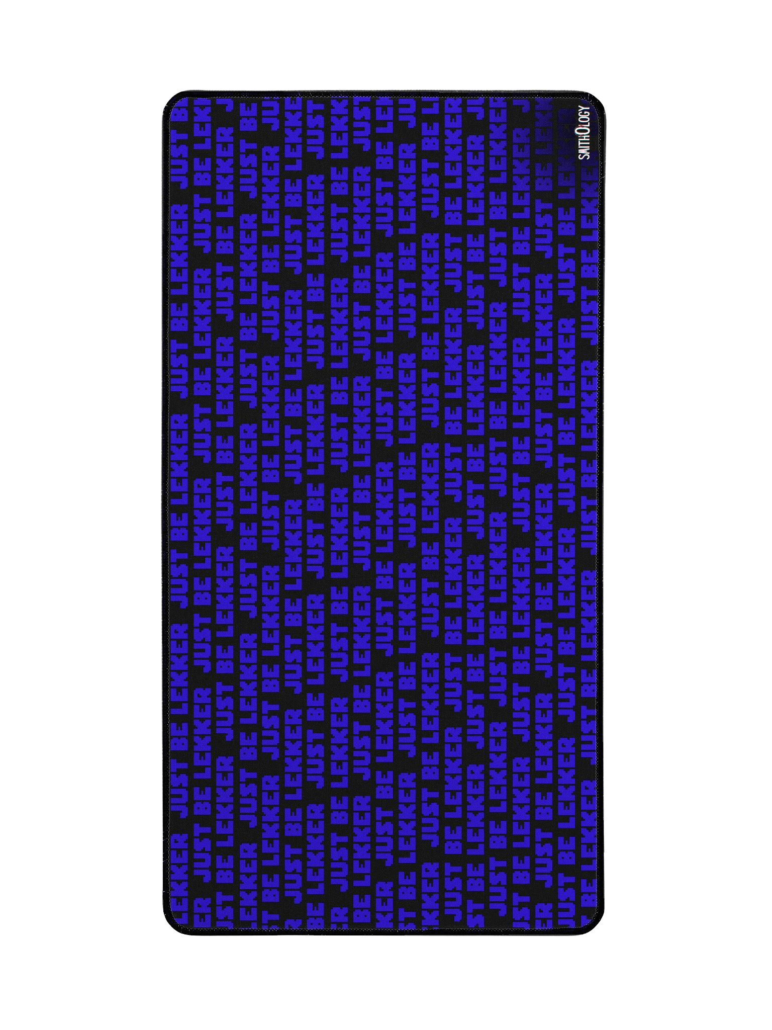 Smithology - "Just Be Lekker" Black/Blue Gaming Mousepad product image (2)