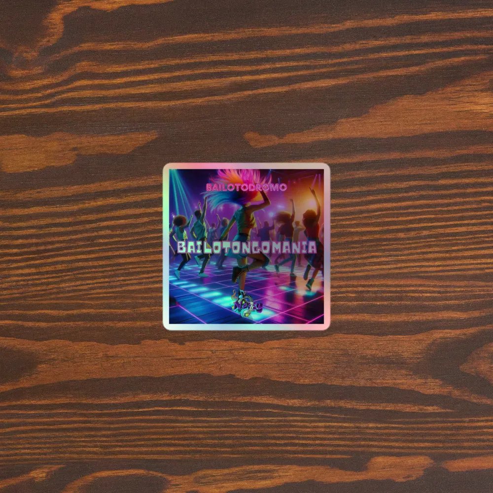 Sticker holográfico Bailotongomania product image (5)