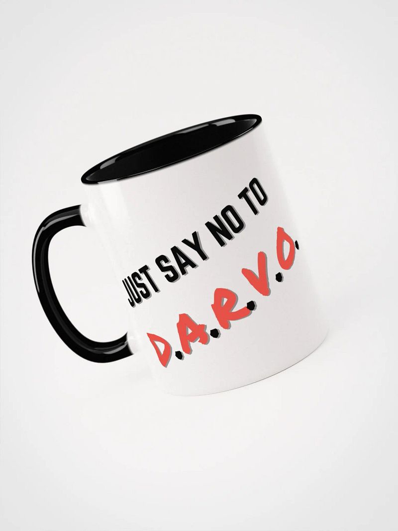 NO TO DARVO MUG