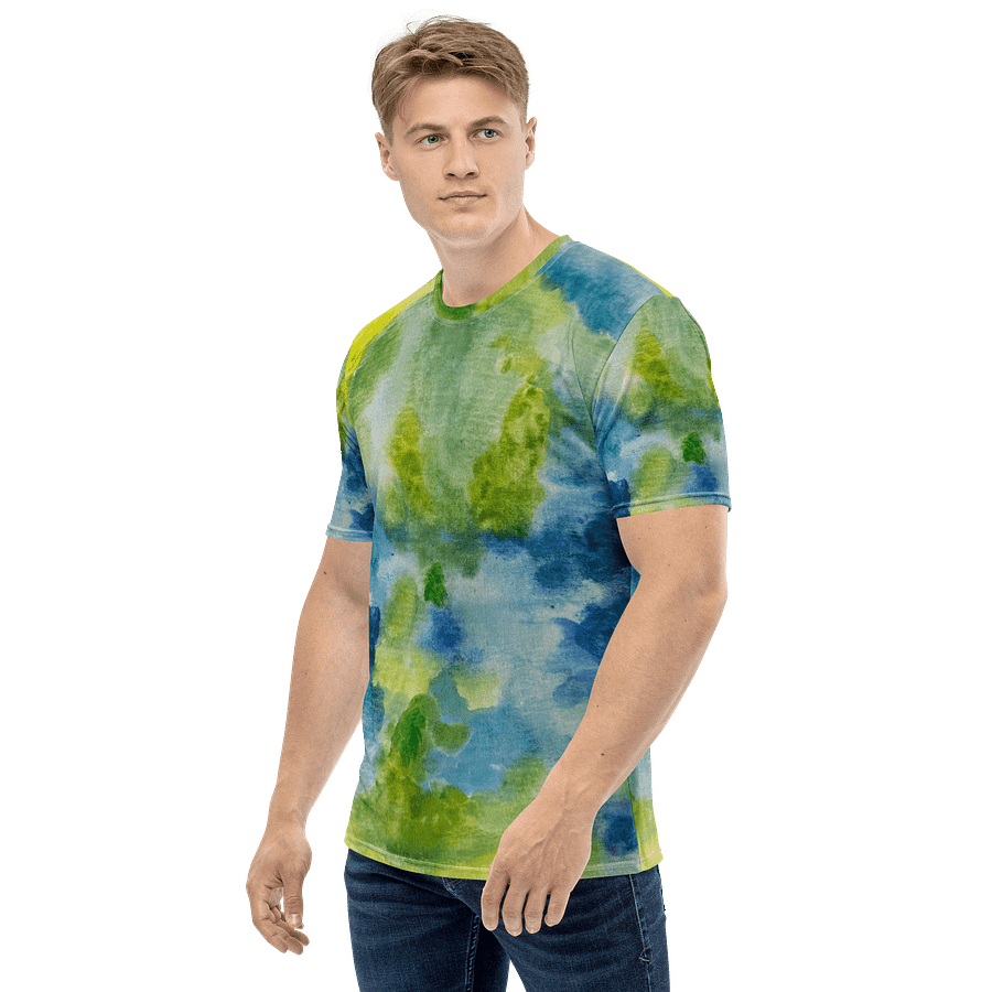 Green Watercolor Shirt product image (3)