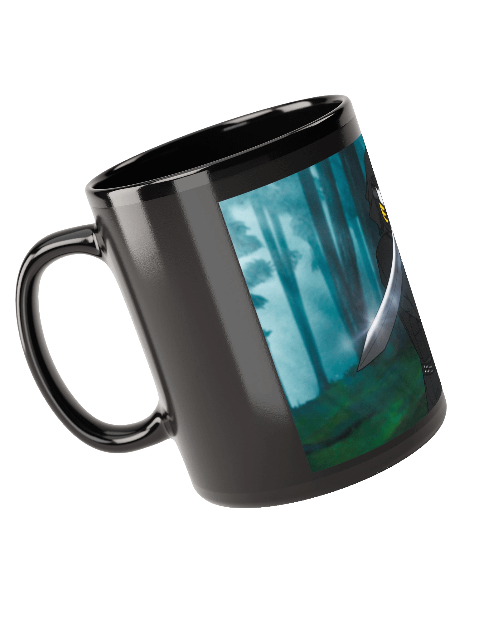 Cartoon Shadow (eye showing) Mug (Black) product image (6)