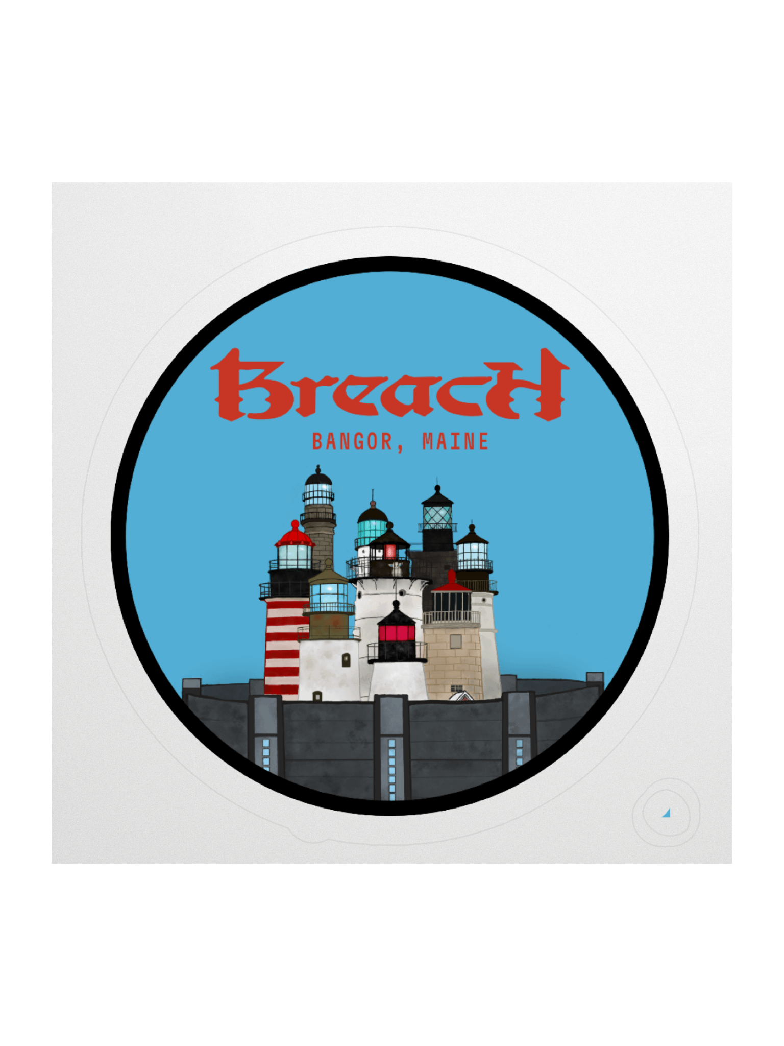 Bangor Lighthouses Sticker product image (1)