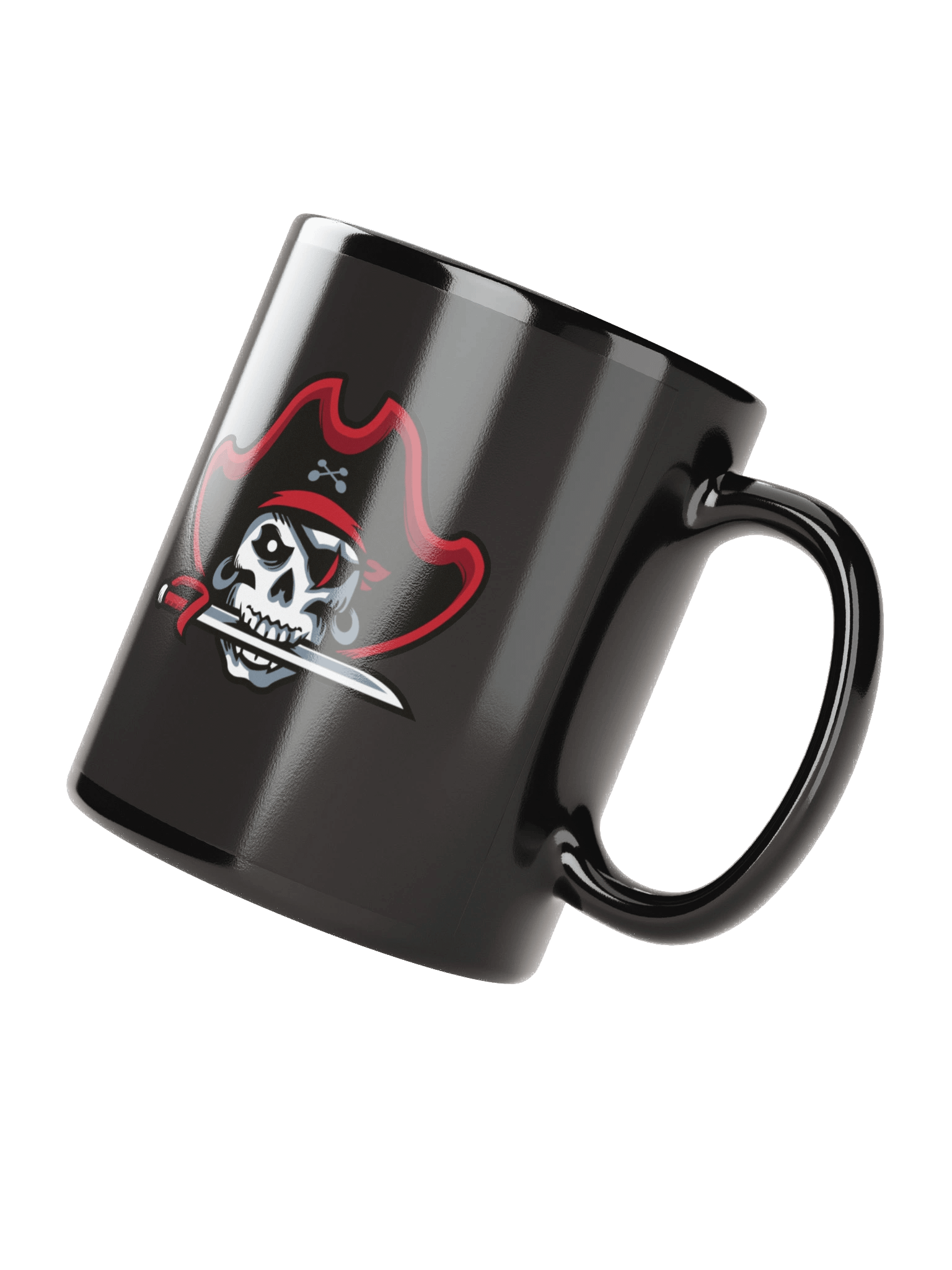 Pirate Skull Black Coffee Mug product image (3)