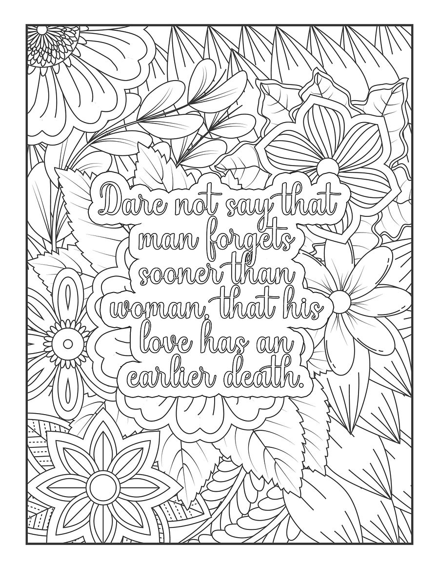 Art and Austen Coloring Book | Jane Austen Fans | Janeites | Jane Austen Quotes | Pride & Prejudice | Emma | Persuasion | Mansfield Park product image (4)