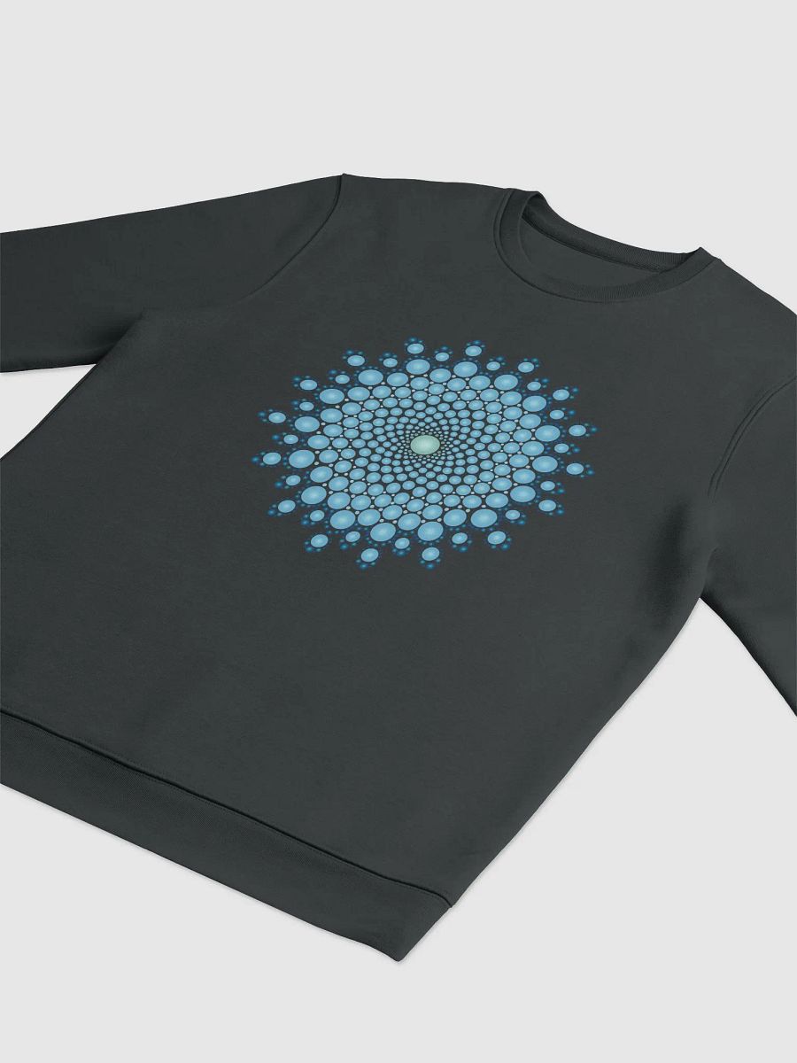 Blue Dot Mandala Unisex Eco Sweatshirt product image (3)