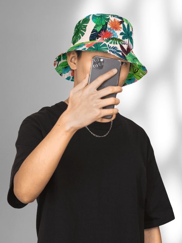 Tropical Foliage Reversible Bucket Hat product image (1)