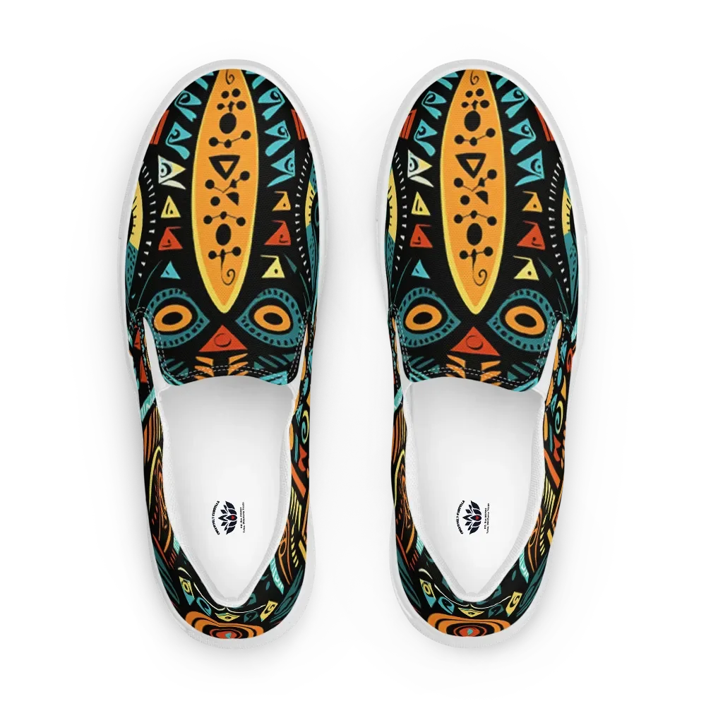 Tribal Vibes Slip-on Canvas Shoes product image (1)