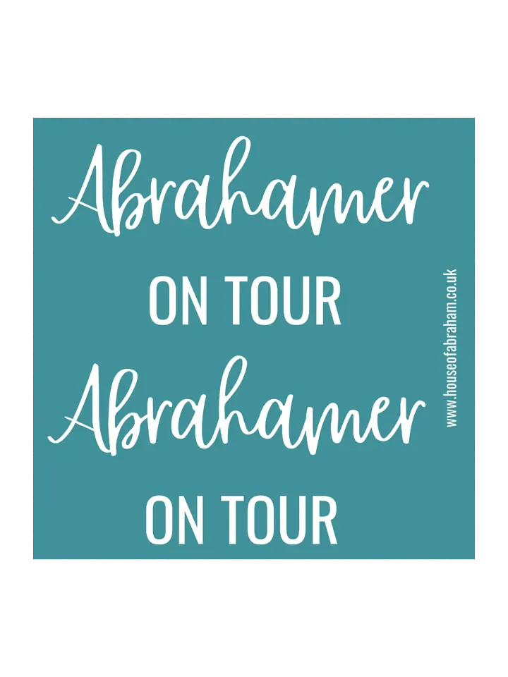 Abrahamer On Tour - Teal Sticker product image (2)