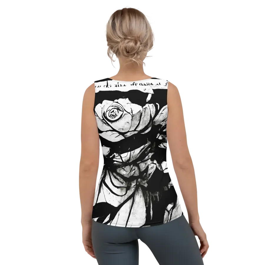 Bloom and Words Women's Tank Top product image (2)