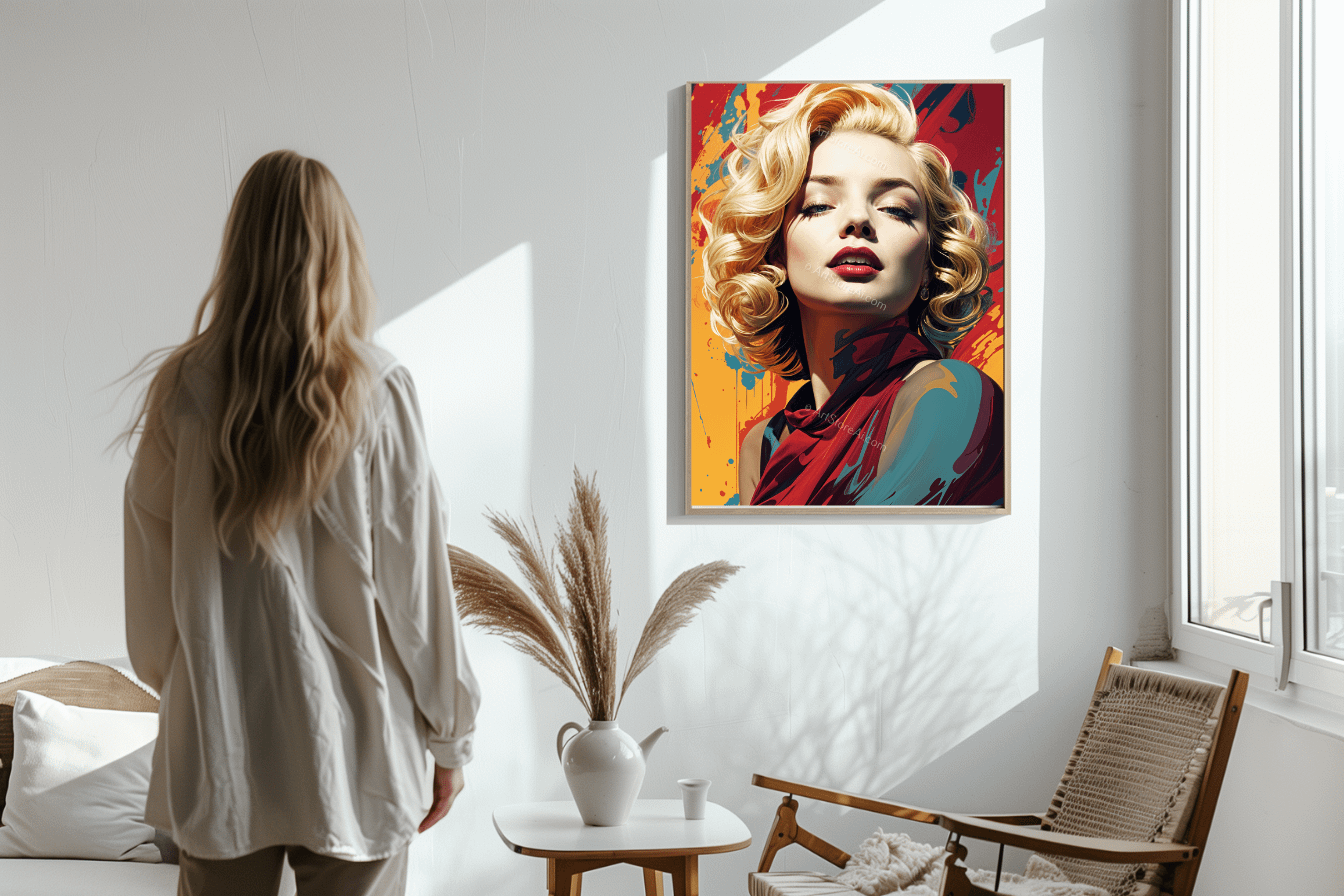 Monroe's Abstract Elegance: A Limited Edition Digital Art Piece product image (4)