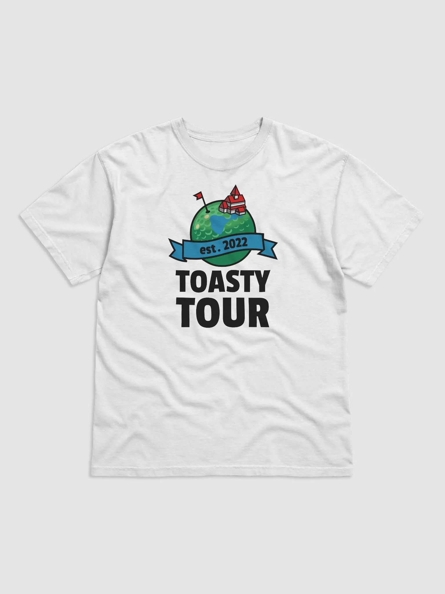 Toasty Tour Front Tee Dark Text product image (1)