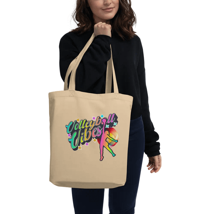 Volleyball Vibes Female Vibrant Tote Bag product image (2)