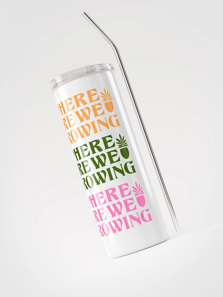 Where Are We Growing Repeating Pattern Tumbler product image (3)