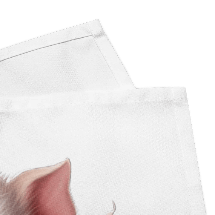 Whimsical Piglet Tea Cup Cloth Napkin Set product image (2)