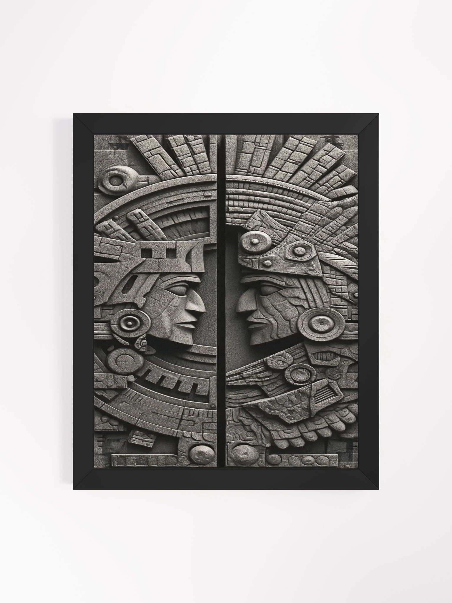 Mesoamerican Majesty Framed Matte Wall Art Canvas product image (3)