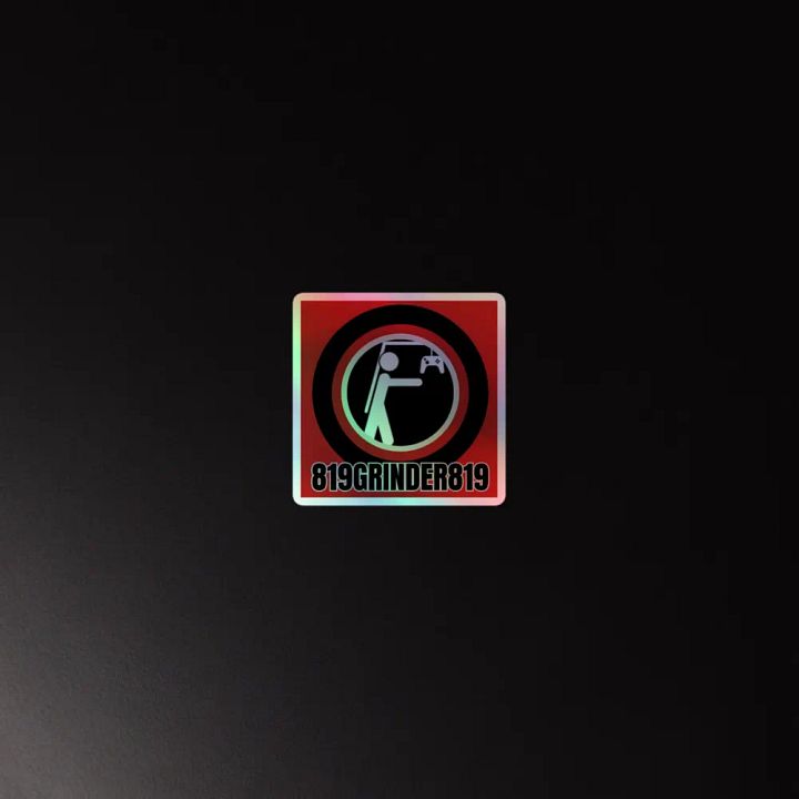 819GRINDER819 Holographic Gaming Sticker Set product image (4)