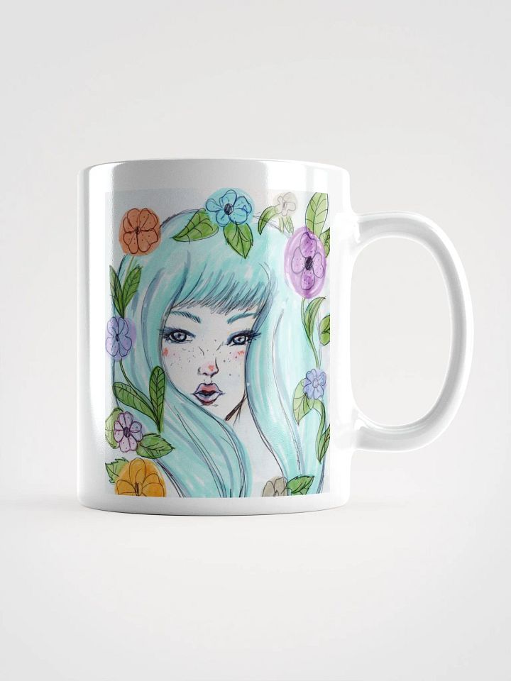 Blue Flowers Mug product image (1)