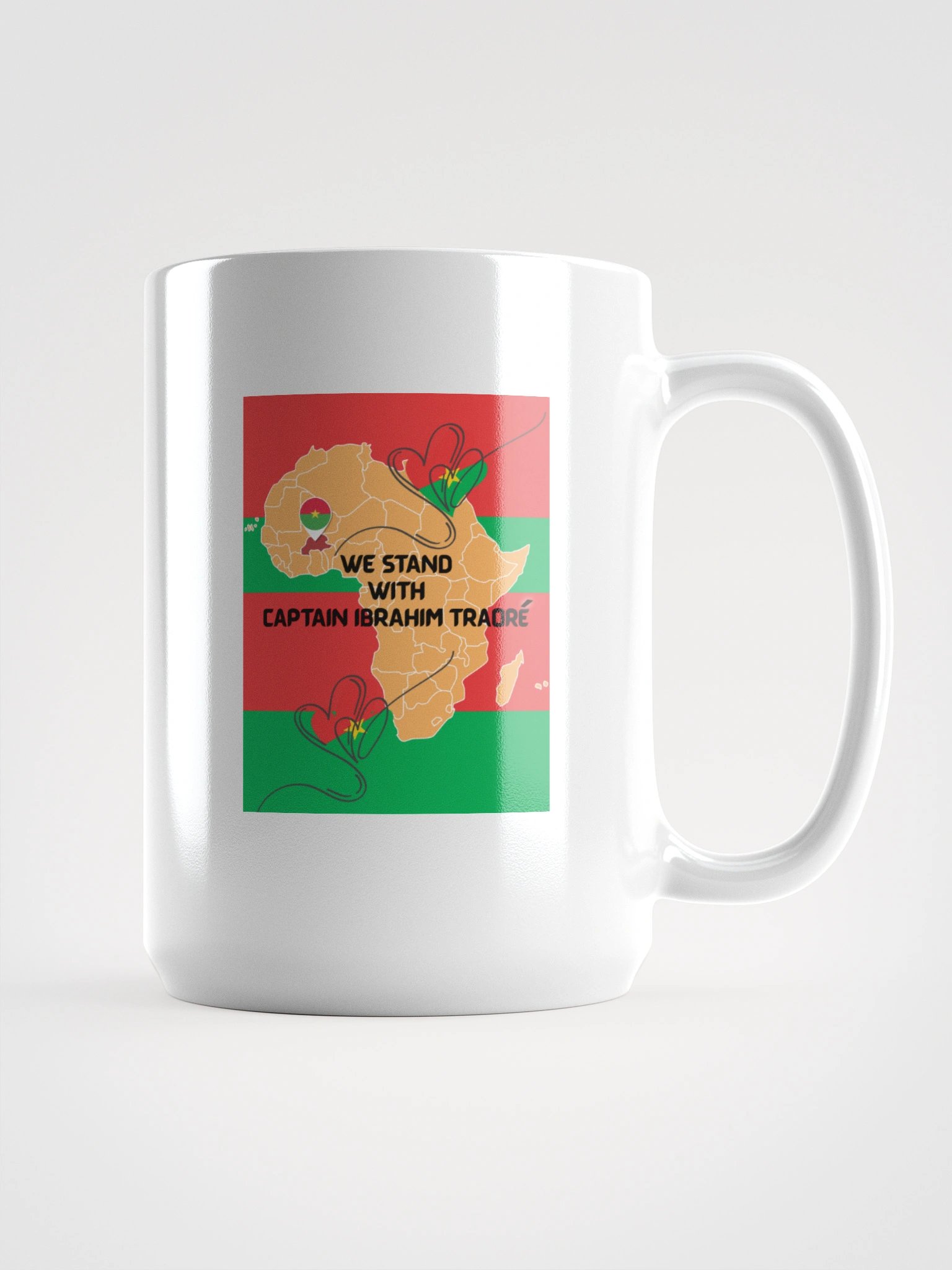 Solidarity With Captain Ibrahim Traoré Mug product image (1)