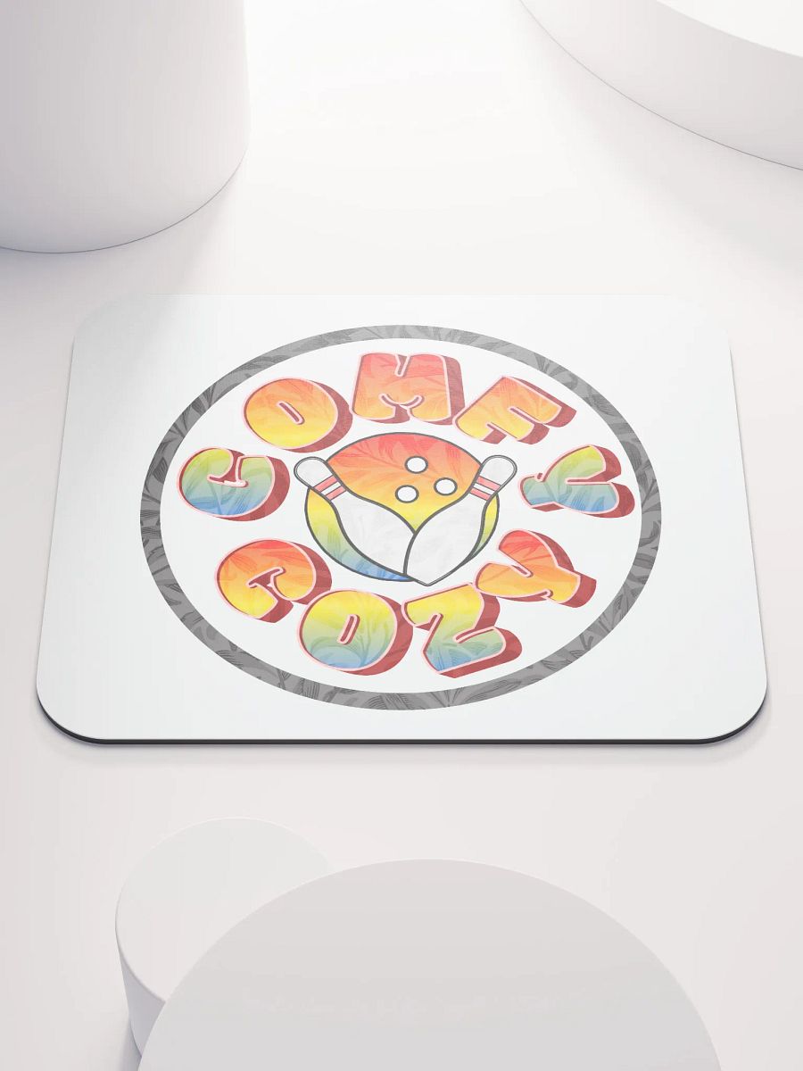 Comfy Cozy Bowling Sunset Strike Mouse Pad product image (2)