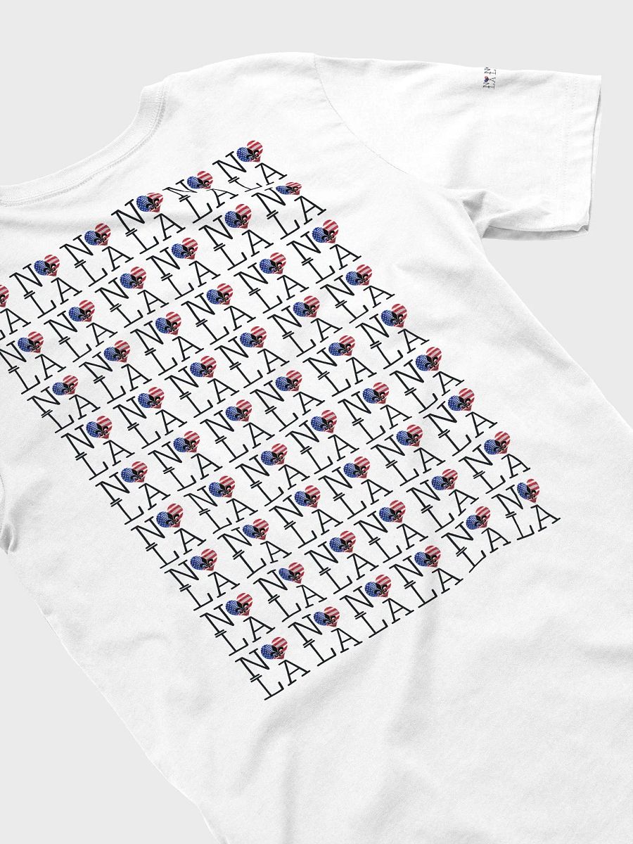 I LOVE NOLA **SUPERSOFT LEGACY TEE** (USA HEART INFINITY BACK + SLEEVES) product image (29)