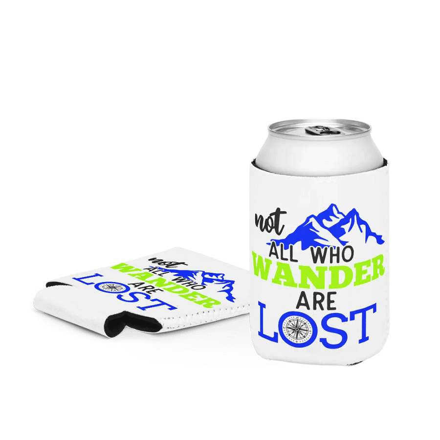 Not All Who Wander Are Lost v2 Can Cooler product image (4)