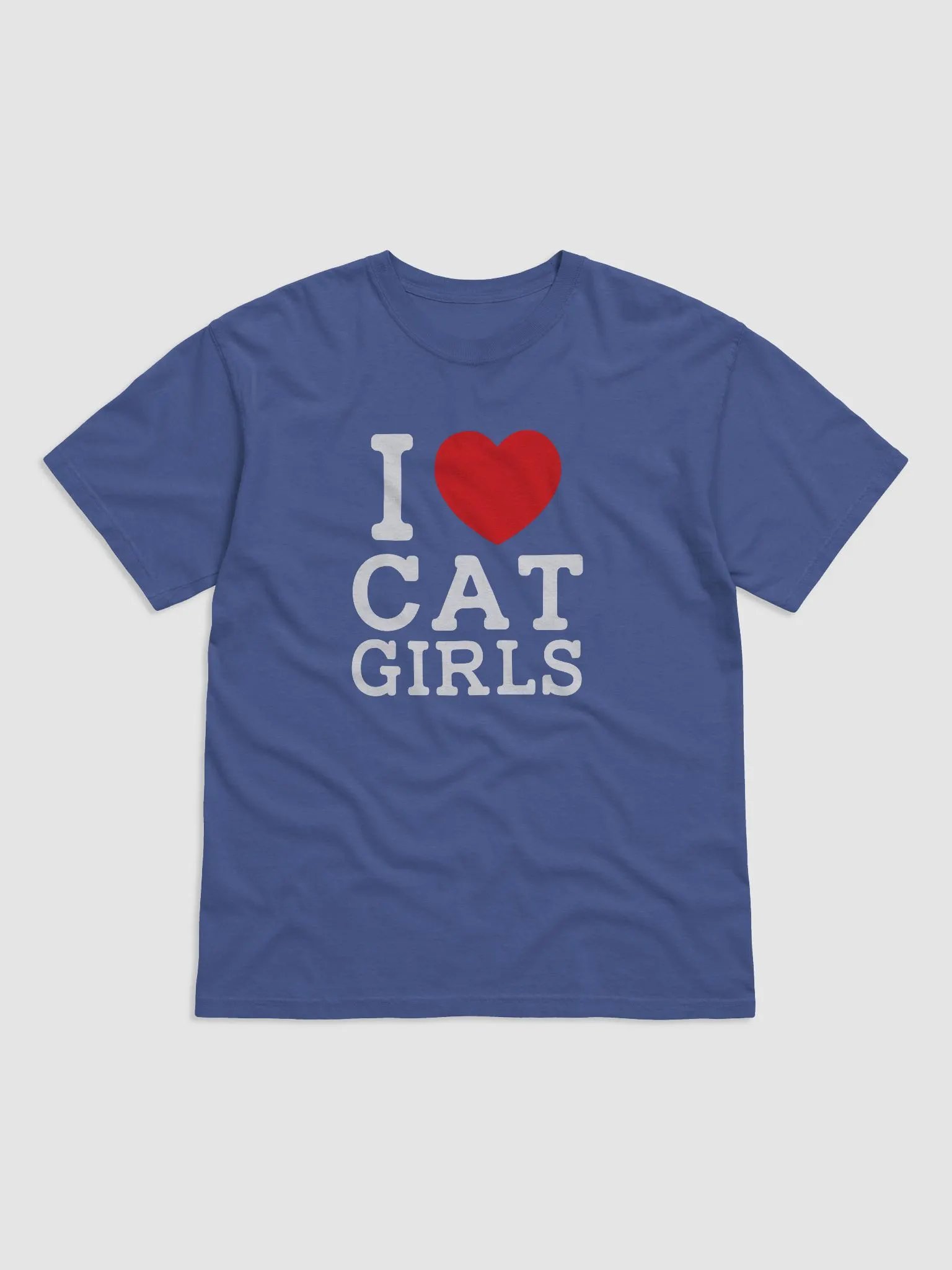 I Heart Cat Girls Unisex T-Shirt product image (1)