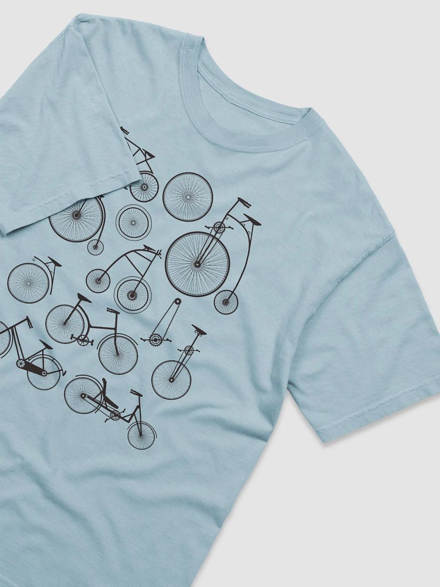 Vintage Bicycles T-Shirt | Vintage-Style Dark and Light Academia Shirt for Cyclists and Bicycle Lovers product image (8)