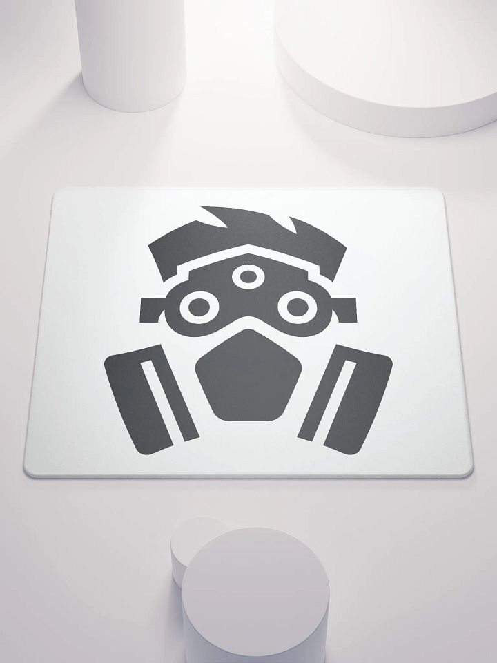 Minimalistic Gas Mask Mouse Pad product image (1)