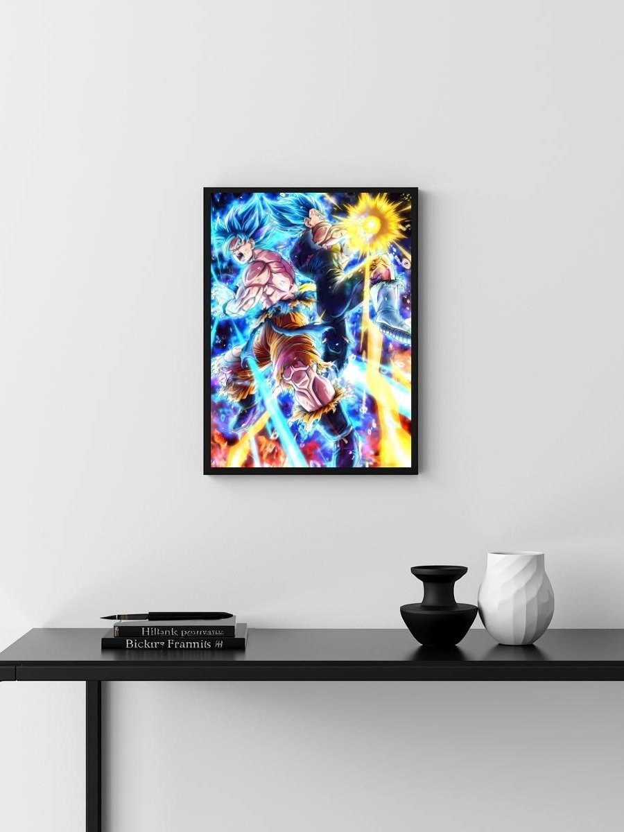 Dragon Ball Super – Goku & Vegeta Blue Duo – 8x10 Metal Print product image (3)